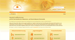 Desktop Screenshot of feminatalis.de